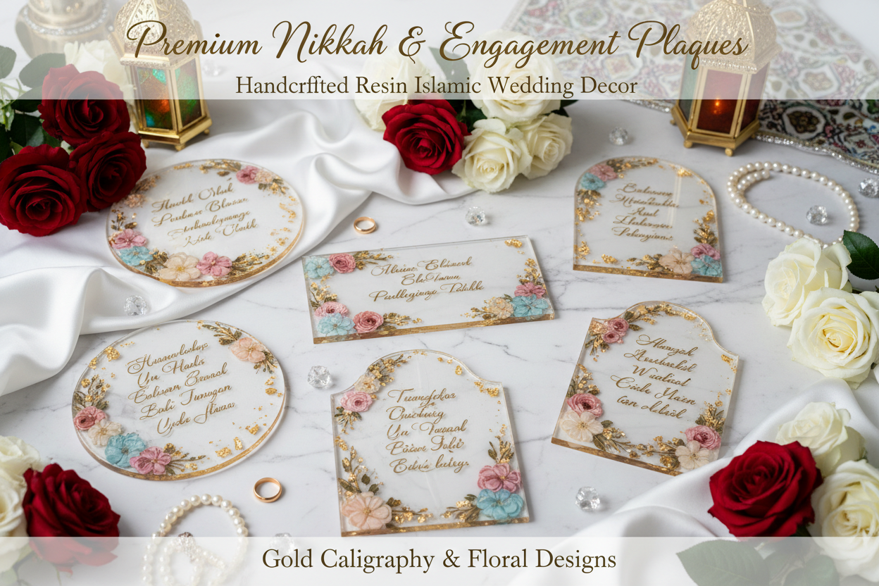 Nikkah & Engagement Plaques