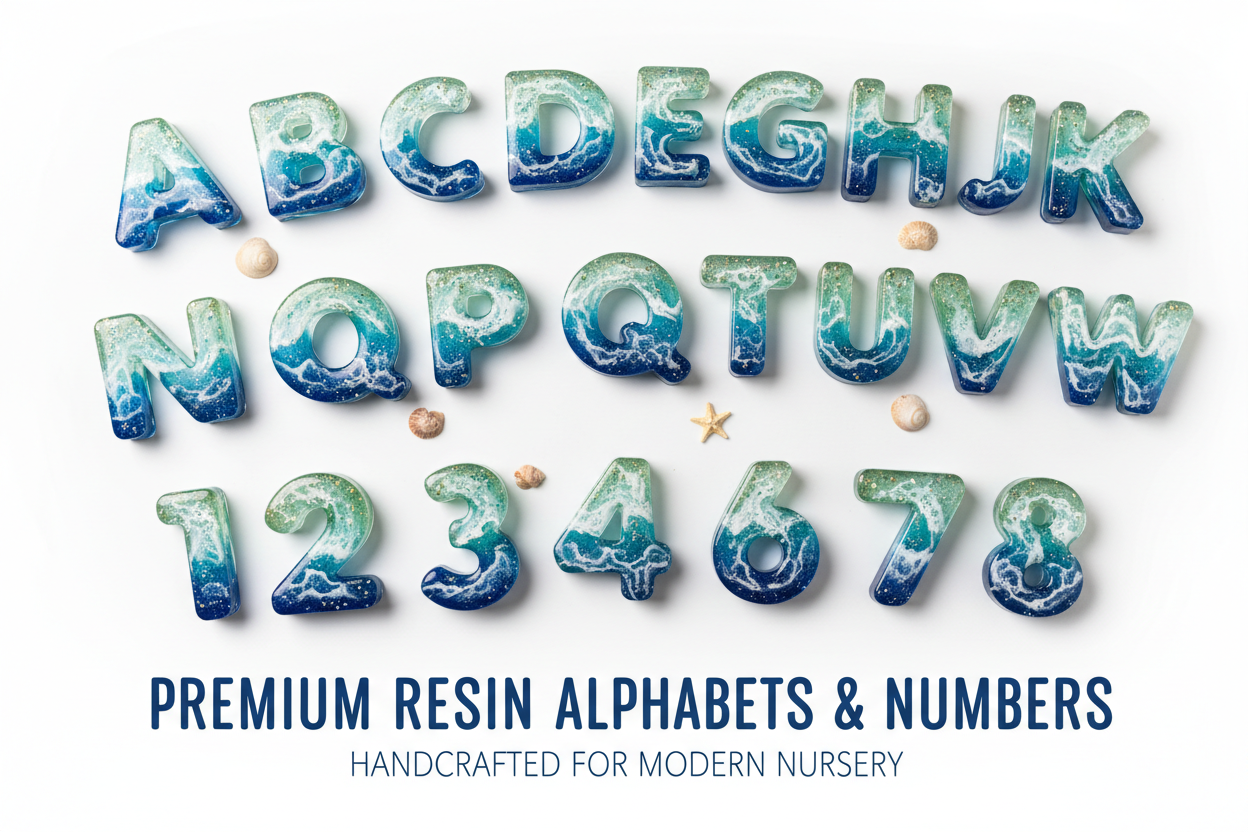 Resin Alphabets & Letters