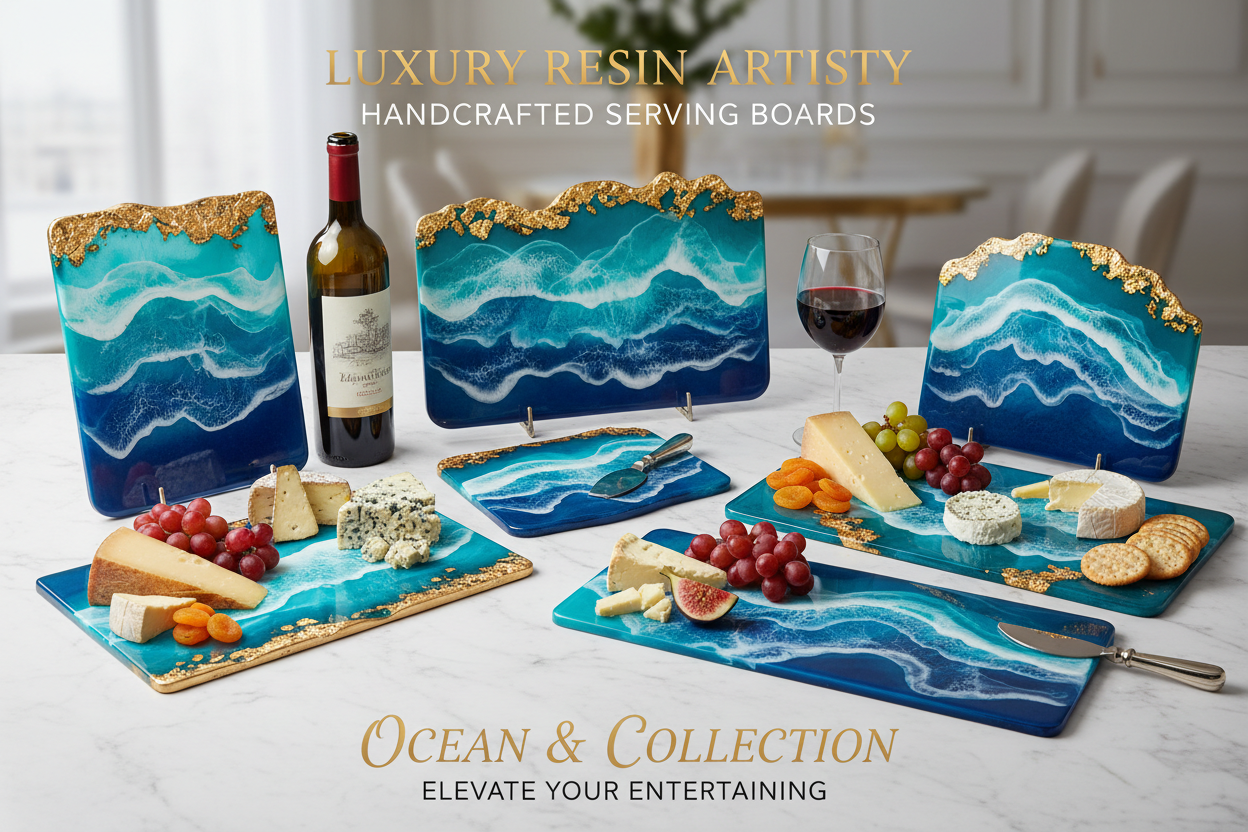 Resin Cheese Boards