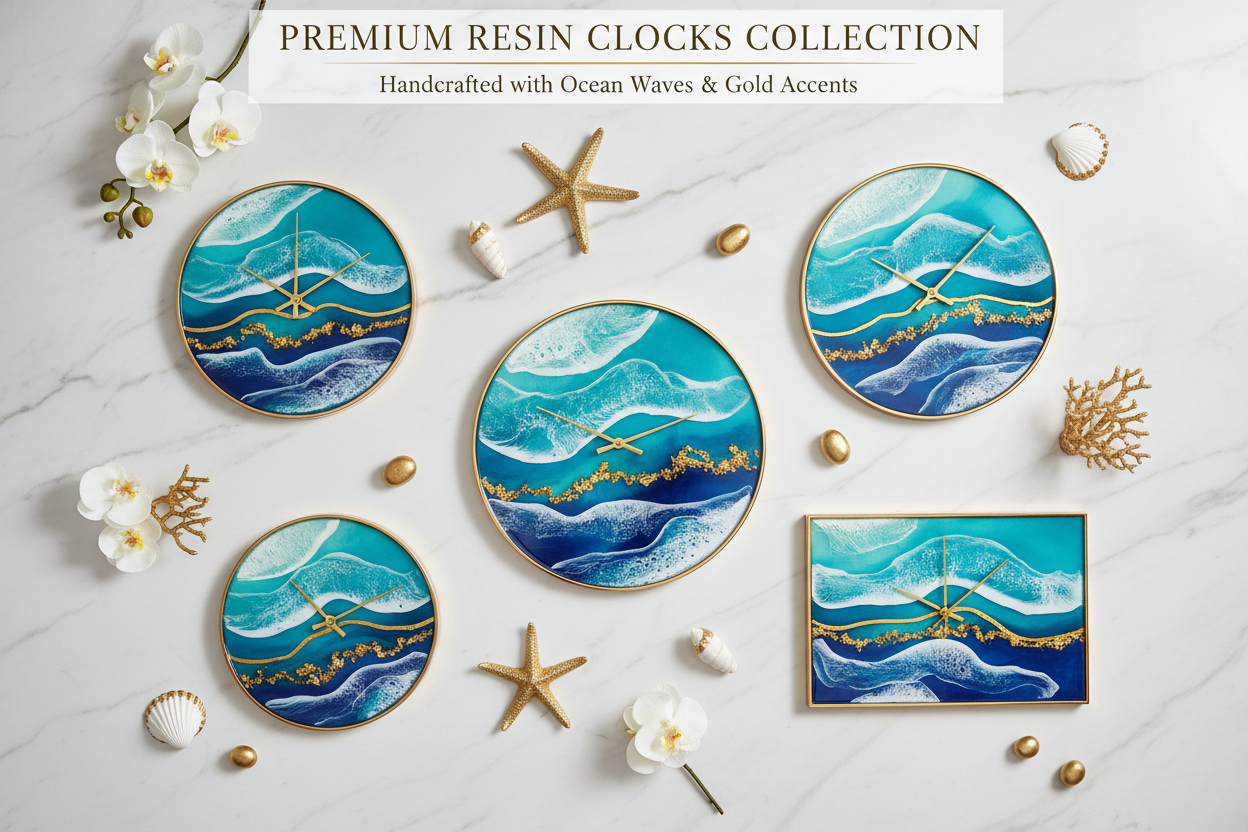 Resin Clocks