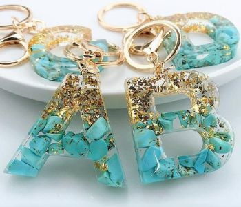 Premium Peristage Blue Resin Alphabets - Handcrafted Luxury Letters | Home Décor
