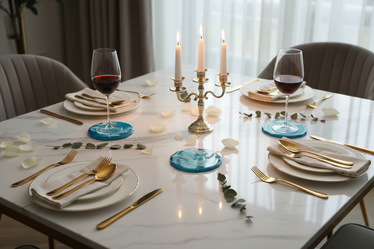 Lifestyle - Dining Table with Wine Glasses