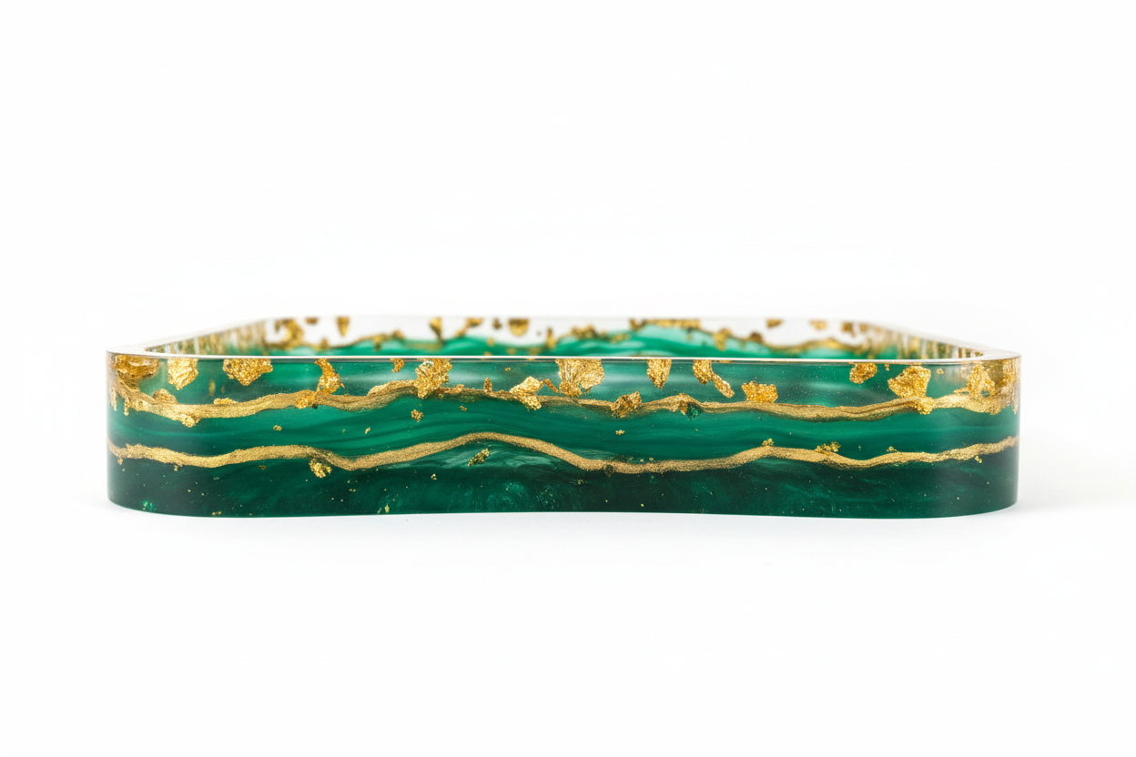 Resin Tray - Side Profile View