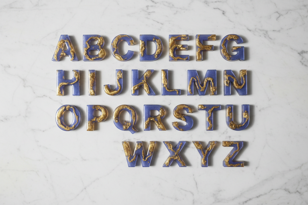 Flat Lay - Complete Alphabet Set A-Z