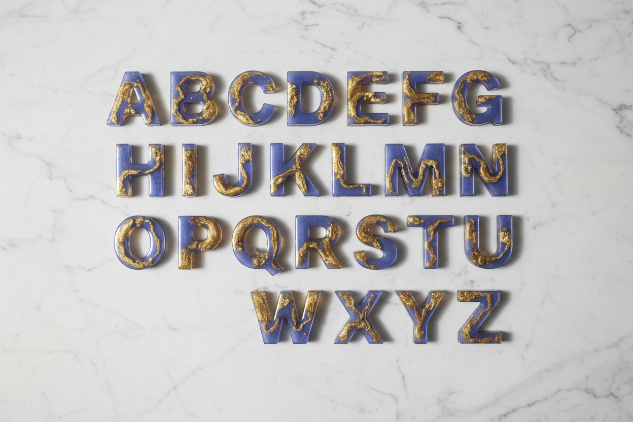 Flat Lay - Complete Alphabet Set A-Z